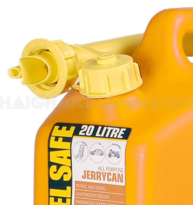 Fuel Safe Diesel Fuel 20L Plastic Jerry Can - Fuel Tank