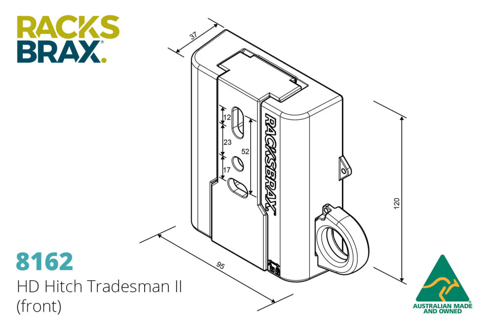 RacksBrax HD Hitch Tradesman Ii - Brackets