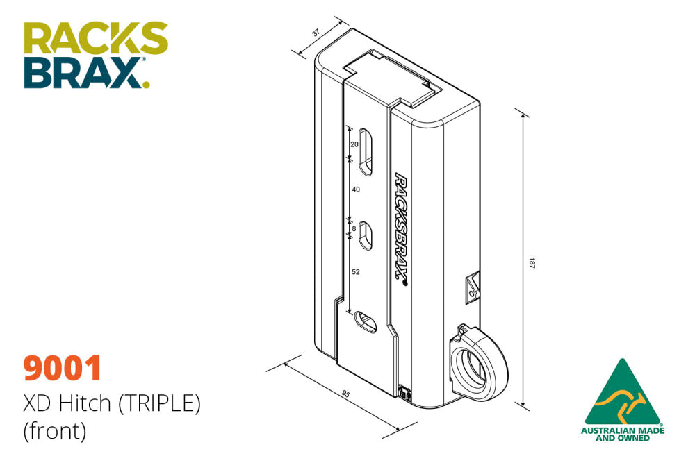 RacksBrax XD Hitch - Brackets