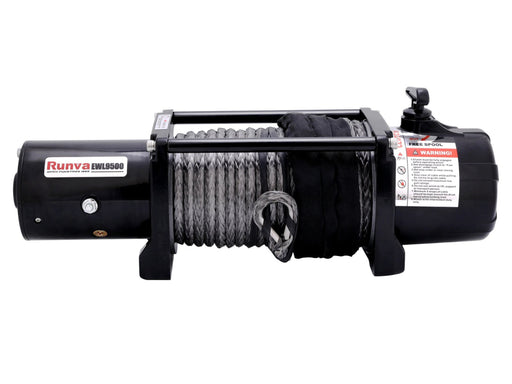 Runva EWL9500 12V Winch with Synthetic Rope - Electric Winch