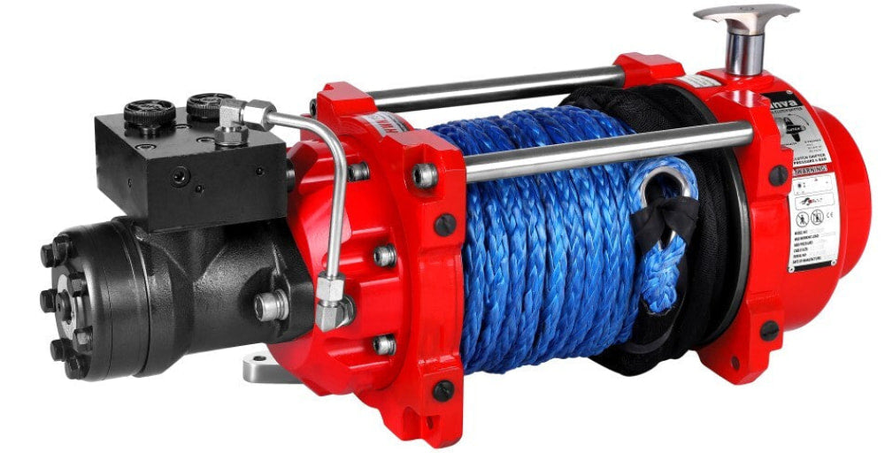 Runva HWN15000I Industrial Hydraulic Winch with Synthetic Rope - Industrial Winch